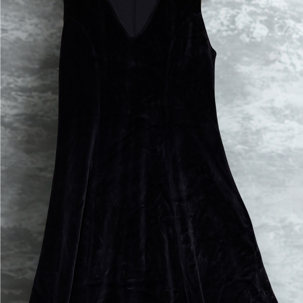 Long Navy Blue crushed velvet jumper, dress.  Beautiful 🩵🤍